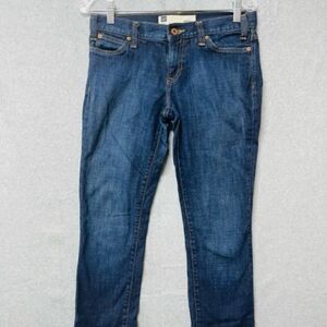 Gap 1969 Jeans Womens 30 Blue Denim Skinny Stretch Mid Rise Dark Wash 30 x 31 Ve